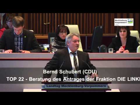 30.01.2014, Bernd Schubert, CDU-Fraktion, Landtag M-V, Debatte zur zahnärztlichen Früherkennung