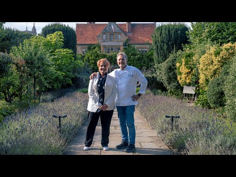 British journalist Anne Diamond interviews French chef Raymond Blanc