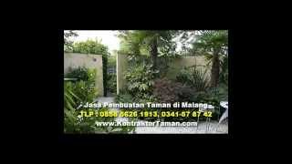 preview picture of video 'HP.0852 3311 1200, Jasa Pembuatan TAMAN RUMAH Minimalis di Malang'