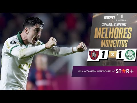 Gols e lances de San Lorenzo x Palmeiras