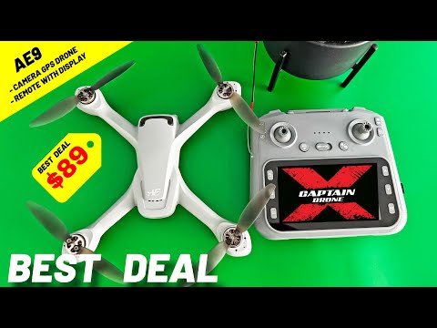 $89 Camera Drone with Display - WOW! - AE9 Review