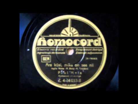 Ära küsi, miks on see nii - Paul Mets - 1931