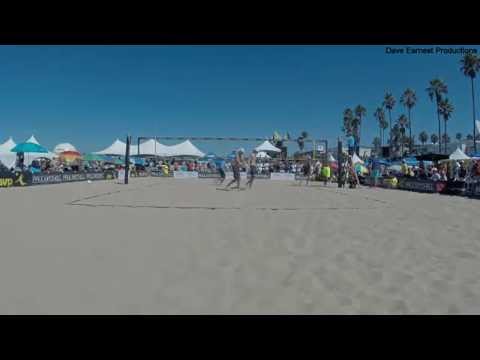 Dalhausser/Rosenthal vs. Bourne/Hyden, 2014 AVP Manhattan Beach Open Semi-Final