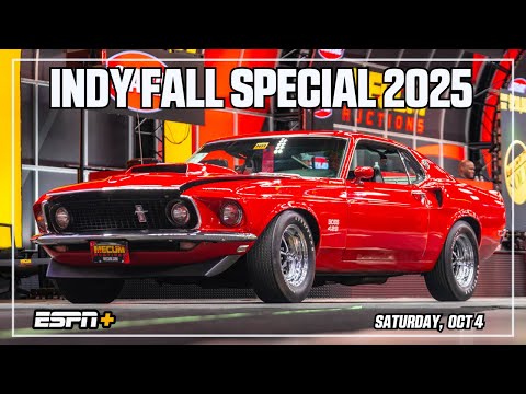 Mecum Indy Fall Special 2025 Full Broadcast: Saturday, Oct 4