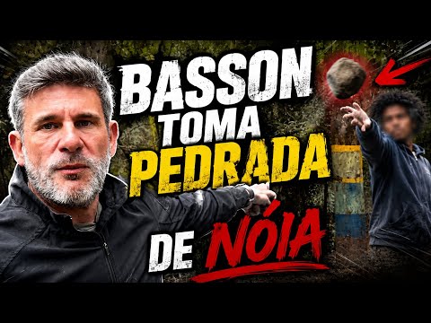 BASSON TOMA PEDRADA DE NÓIA #leandrobasson #segurança #jundiaí #saopaulo #nóia #sãocamilo  #açãoi