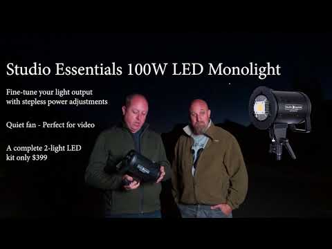 New 100 Watt LED Monolight! (and it's silent)