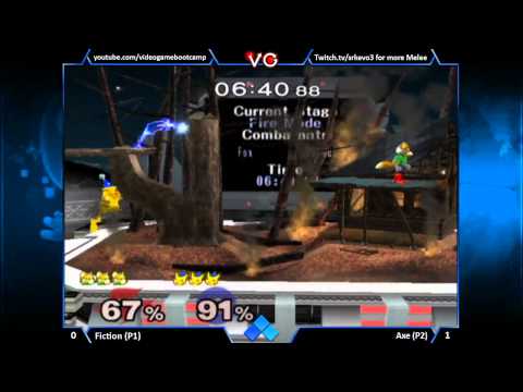 Evo 2K13 - Fiction (Fox) Vs Axe (Pikcahu) SSBM Quarter Finals Bracket - Super Smash Bros Melee