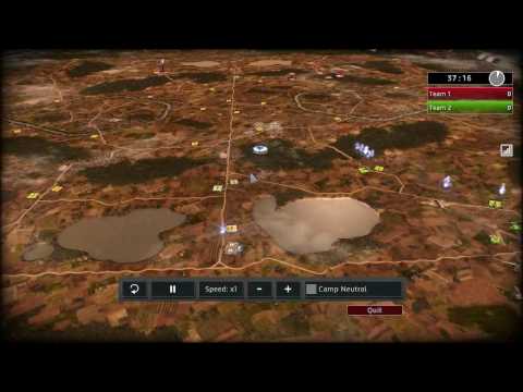 RUSE Beta 3v3 match on Centre of Gravity (1/2) - Battitz