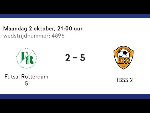 Futsal Rotterdam 5 - HBSS 2 | Competitiewedstrijd | 02-10-2023