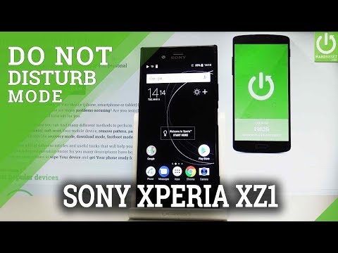 How to Use Do Not Disturb Mode in SONY Xperia XZ1 |HardReset.info