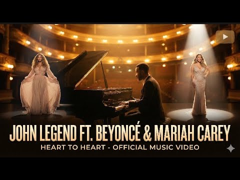 Heart To Heart - John Legend Ft. Beyonce and Mariah Carey (Music Video) Deeply Emotional Love Song