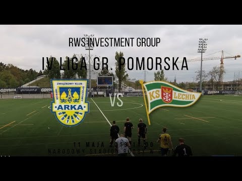 Arka Gdynia vs Lechia II Gdańsk - IV Liga,  skrót  (highlights)(1:1)