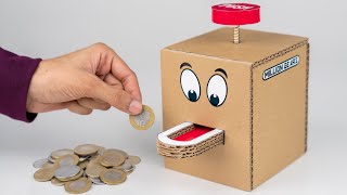 How To Make A Coin Bank From Cardboard  Easy &