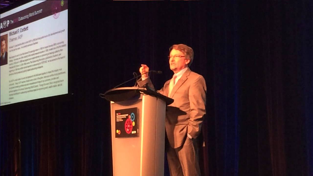 IAOP Founder and Chairman, Michael F. Corbett, Accepts Hall of Fame Award