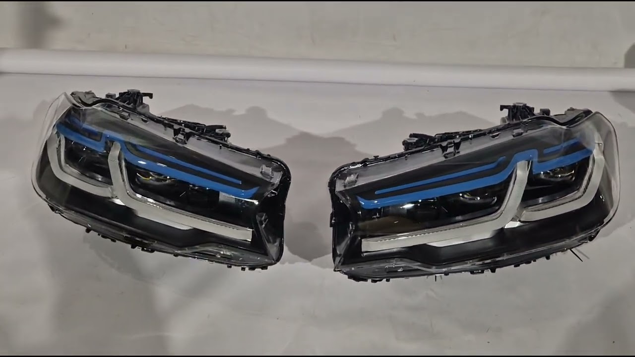 BMW 5 серія G30/G31 2017-2023 рр. Передня оптика Full Led Laser (для 2017-2020) Video 1