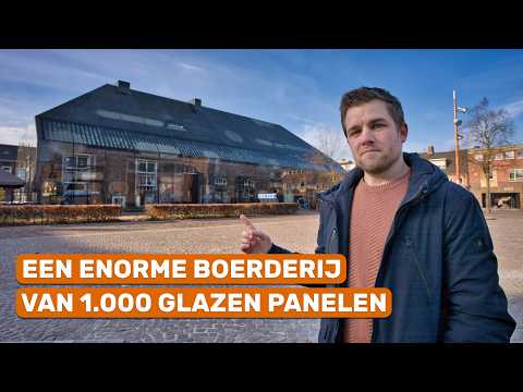 Deze enorme boerderij in Schijndel is gemaakt van glas