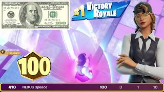 +$100 ソロリロードビクトリーカップ決勝 | Solo Reload Victory cup Finals                           　 FORTNITE フォートナイト