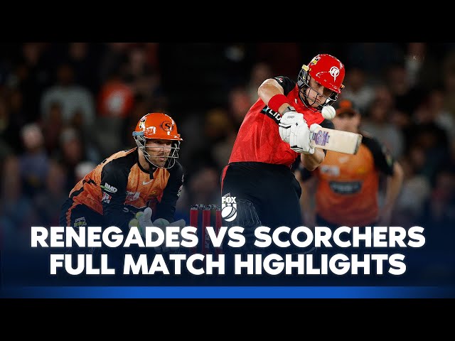 Melbourne Renegades vs. Perth Scorchers | Full Match Highlights I 22/12/24 | BBL | Fox Cricket
