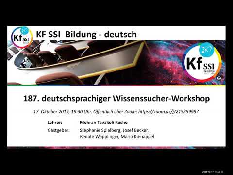 2019 10 17 PM Public Teachings in German - Öffentliche Schulungen in Deutsch