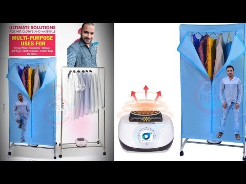 Electric Cloth Drying Stand with Wheel