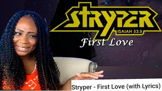 First Time Hearing Stryper - First Love (with Lyrics) Reaction