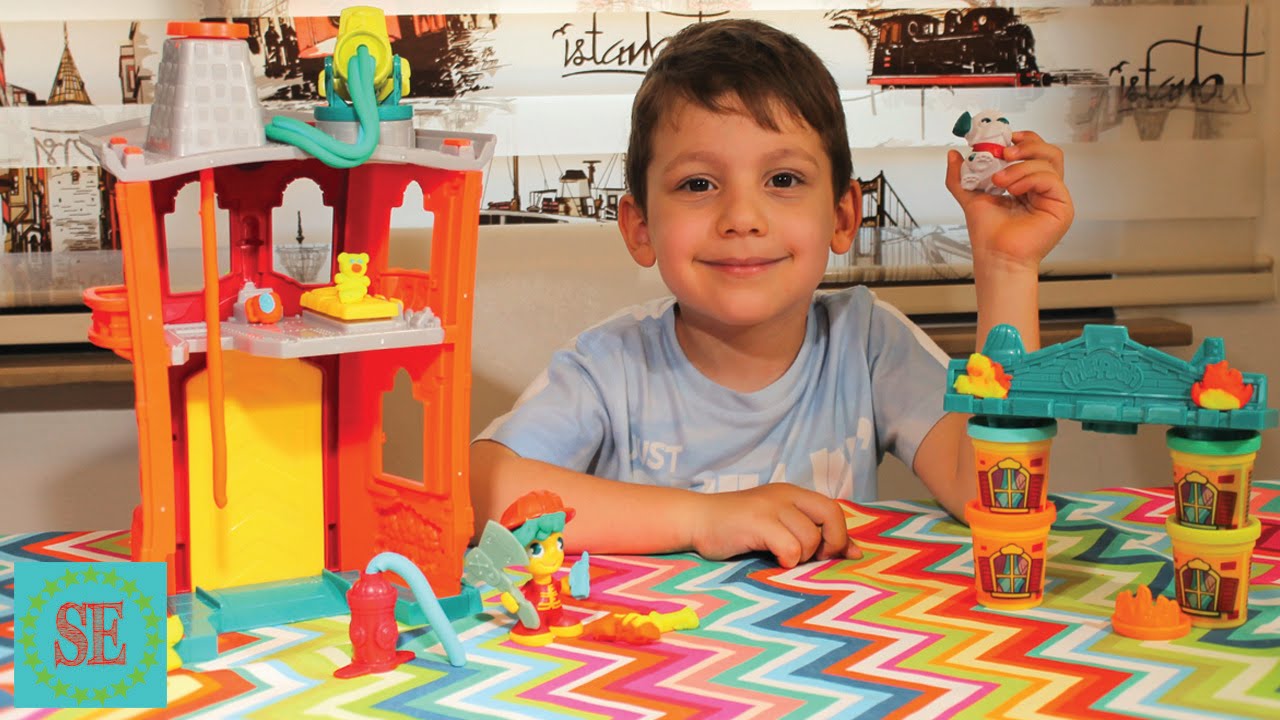Play-Doh Город Пожарная станция игровой набор Hasbro B3415