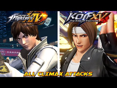 THE KING OF FIGHTERS XV - ALL CLIMAX ATTACKS COMPARISON (KOF XIV vs KOF XV) - [4k-60FPS]