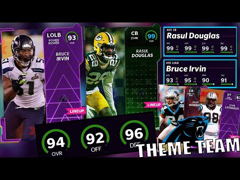 99 Speed CB!?!? | 4 Upgrades For The All Time Carolina Panthers Theme Team | Madden 22 Ultimate Team