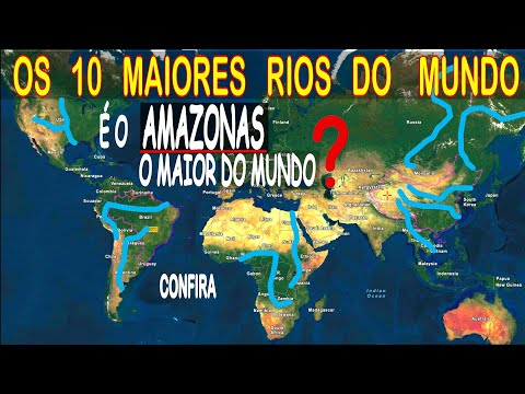Os 10 Maiores RIOS Do MUNDO | POL ÊMIC@ Entre o Primeiro e o Segundo LUGAR
