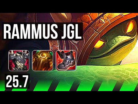 RAMMUS vs MASTER YI (JGL) | Dominating | EUW Master | 25.7