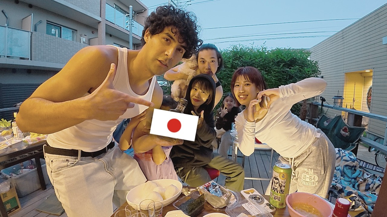 Fui a CARNE ASADA EN JAPON 🇯🇵 (Con Japoneses que conocí ayer) 😱