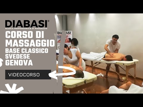 Corso Massaggio Base Classico Svedese (Genova) | DIABASI® Scuola di Massaggio
