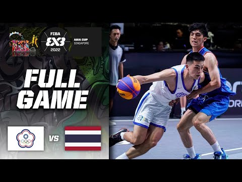 Chinese Taipei v Thailand | Men | Full Game | FIBA 3x3 Asia Cup 2022 | 3x3 Basketball