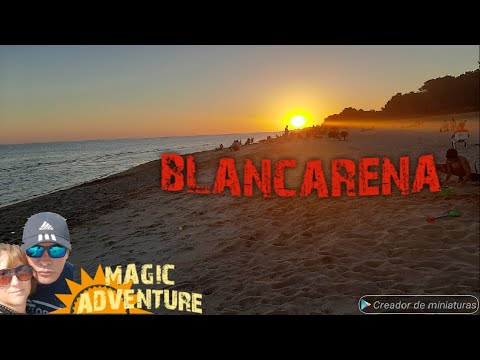 4k  Playa Blancarena   4k video SLOW TV travel vlog