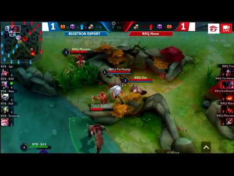 RRQ Nova VS Bigetron Esport AOV X OPPO F5 Tournament Game 3