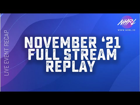 NHRL 2021 Round 6 November: Part 2 Final Rounds from November 14 2021