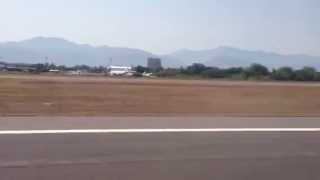 preview picture of video 'Puerto Vallarta's International Airport Gustavo Diaz Ordaz International Airport (PVR) Take Off'