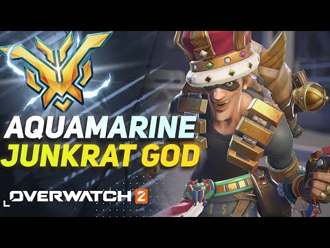 BEST CLIPS OF THE #1 JUNKRAT IN OVERWATCH 2 "AQUAMARINE" - OVERWATCH 2 MONTAGE