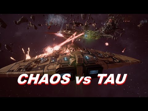 Chaos vs TAU! Khorne Fleet, Rank 122, Heroic Difficulty, 1500 Points - Battlefleet Gothic Armada