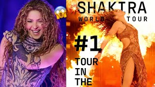La Reacción de Shakira al Saber Que Su Tour es el N#1 Superando a Billie Eilish y Dua Lipa