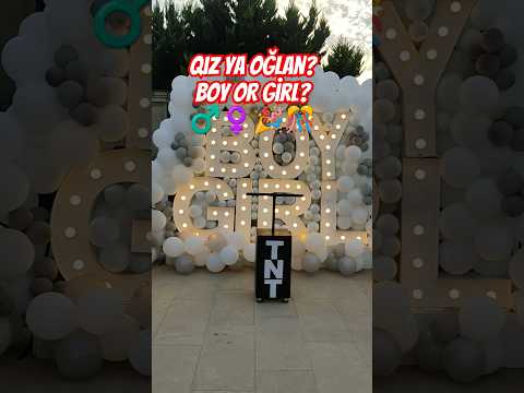Boy OR Girl???Cinsiyyət party.#genderreveal #genderparty #love #keşfet #party #trend #boy #girl