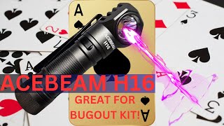 ACEBEAM H16 OVERVIEW! (GREAT FOR BUGOUT KIT)