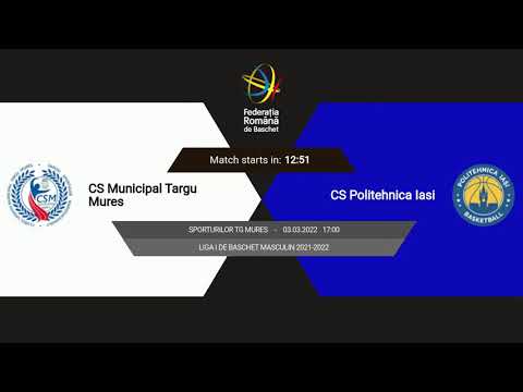 L1BM 2021-2022: CSM Târgu Mureș - Politehnica Iași