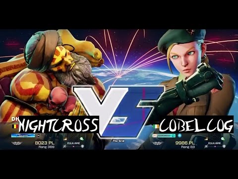 SF5 / V - Nightcross ( Dhalsim ) vs Cobelcog ( Cammy ) - Ranked Match !