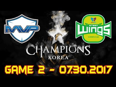 [LCK Summer 2017 W8D5] MVP vs JAG game 2 Highlights | Jin Air vs MVP