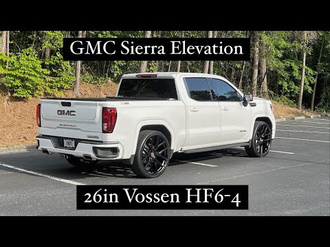 2021 GMC Sierra Elevation | With 26” Vossen HF6-4 Wheels