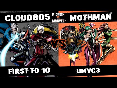 Cloud805 vs Mothman | Ft10 | Ultimate Marvel vs Capcom 3