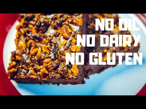 Super Tasty Vegan Chocolate Brownie recipe (no oil, no dairy, no gluten)