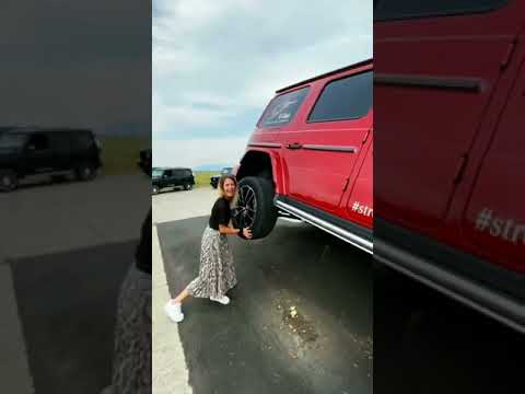 Girl Lifting Car 😱 #viral