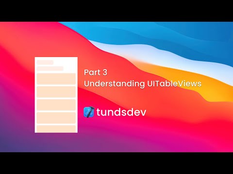 Part 3 - Understanding UITableViews thumbnail
